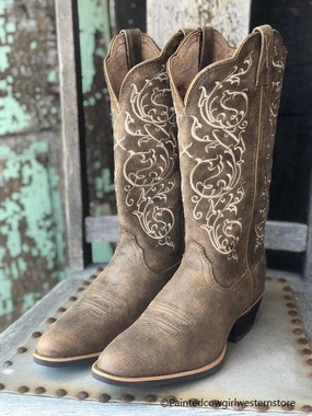 Anti Odor Technology Stylish Option Twisted X Women's Western Fancy Stitched Bomber Leather Cowgirl Boots WWT0025