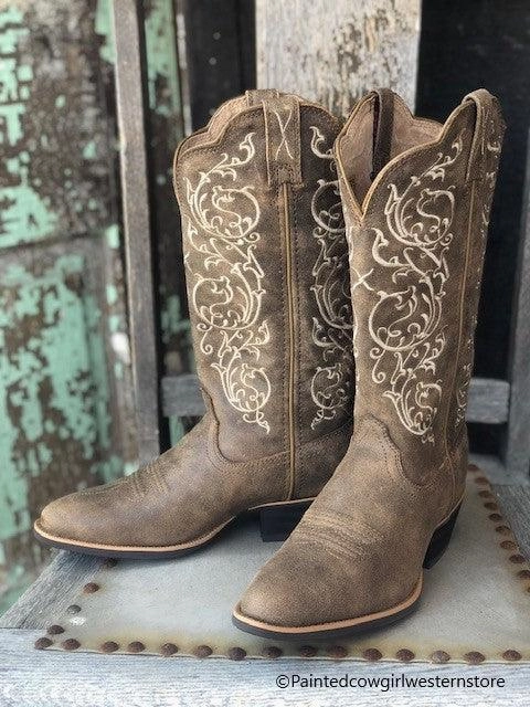 Twisted X Women's Western Fancy Stitched Bomber Leather Cowgirl Boots WWT0025 Timeless Style