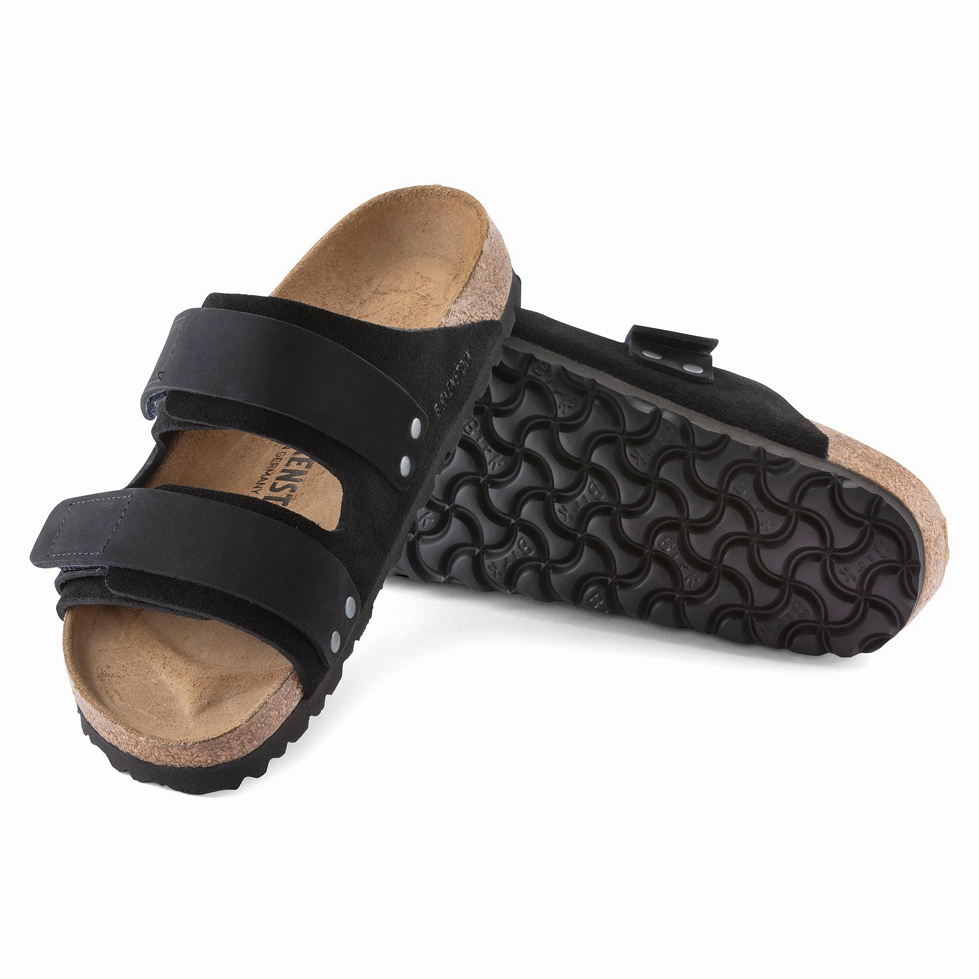Uji | Suede | Black Sandal Straps Sunday Vibe