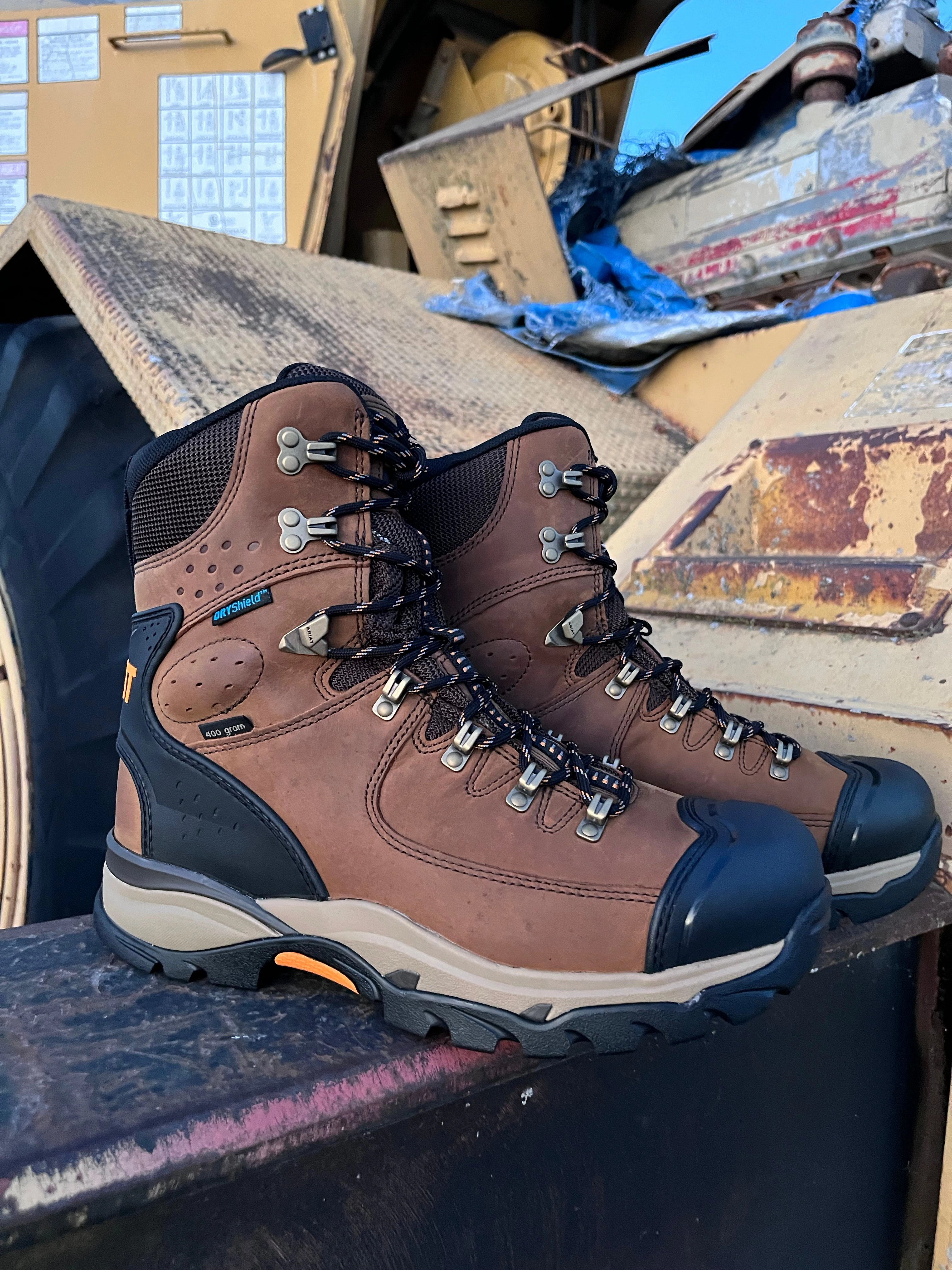 Subtle design Built For Adventure Ariat Men's Endeavor Dusted Brown 8" Waterproof Insulated Work Boot 10053775