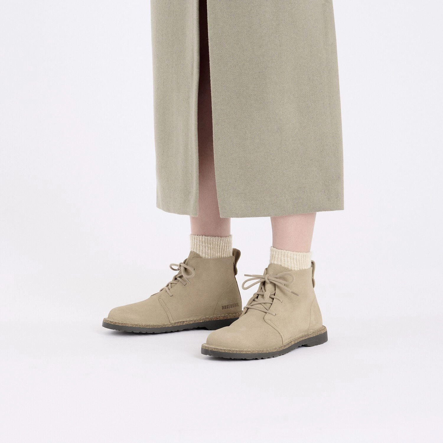 Torsion control Angel Glow Uppsala Mid | Women | Suede | Taupe