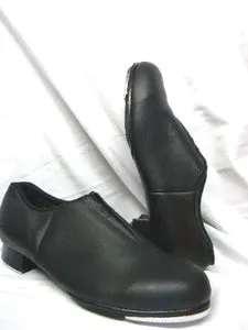 Soul Walk Chickie 2 Jr. -- Split Sole Tap Slip-on -- Black