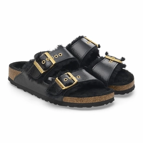 Toe Protection Long Wear Arizona Shearling Eyeletes | Patent Leather | Naplak Black