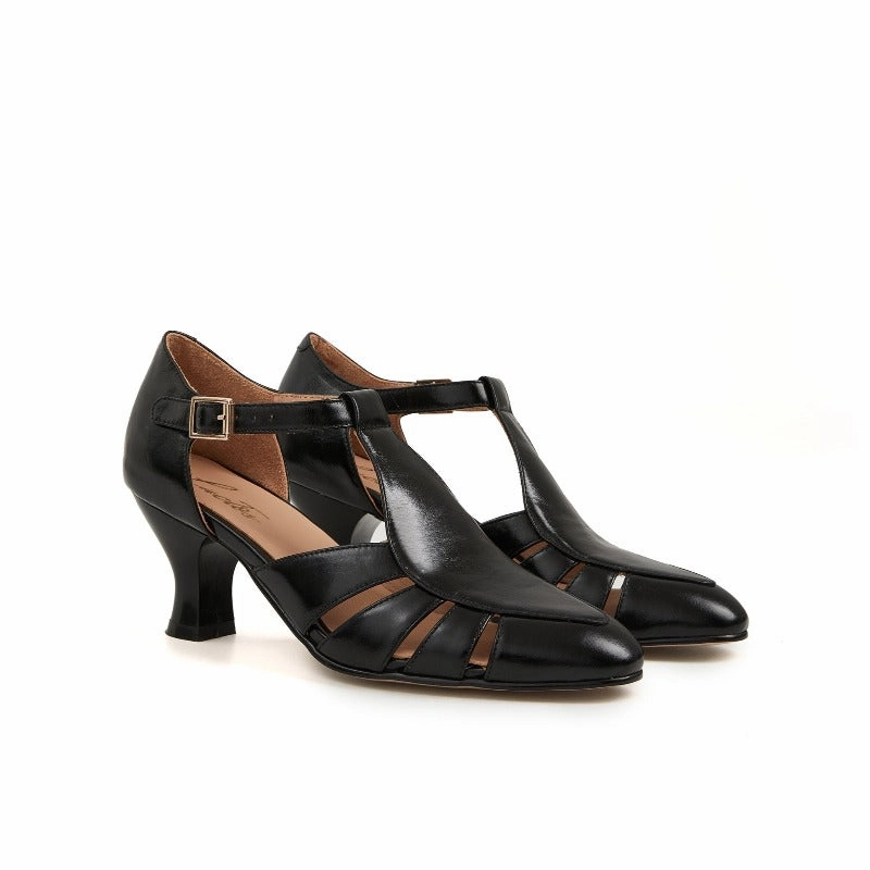 Vanessa Strap Sandal-Black