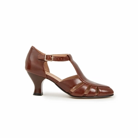 Vanessa Vintage Low Heel Strappy Sandals Relax Mode