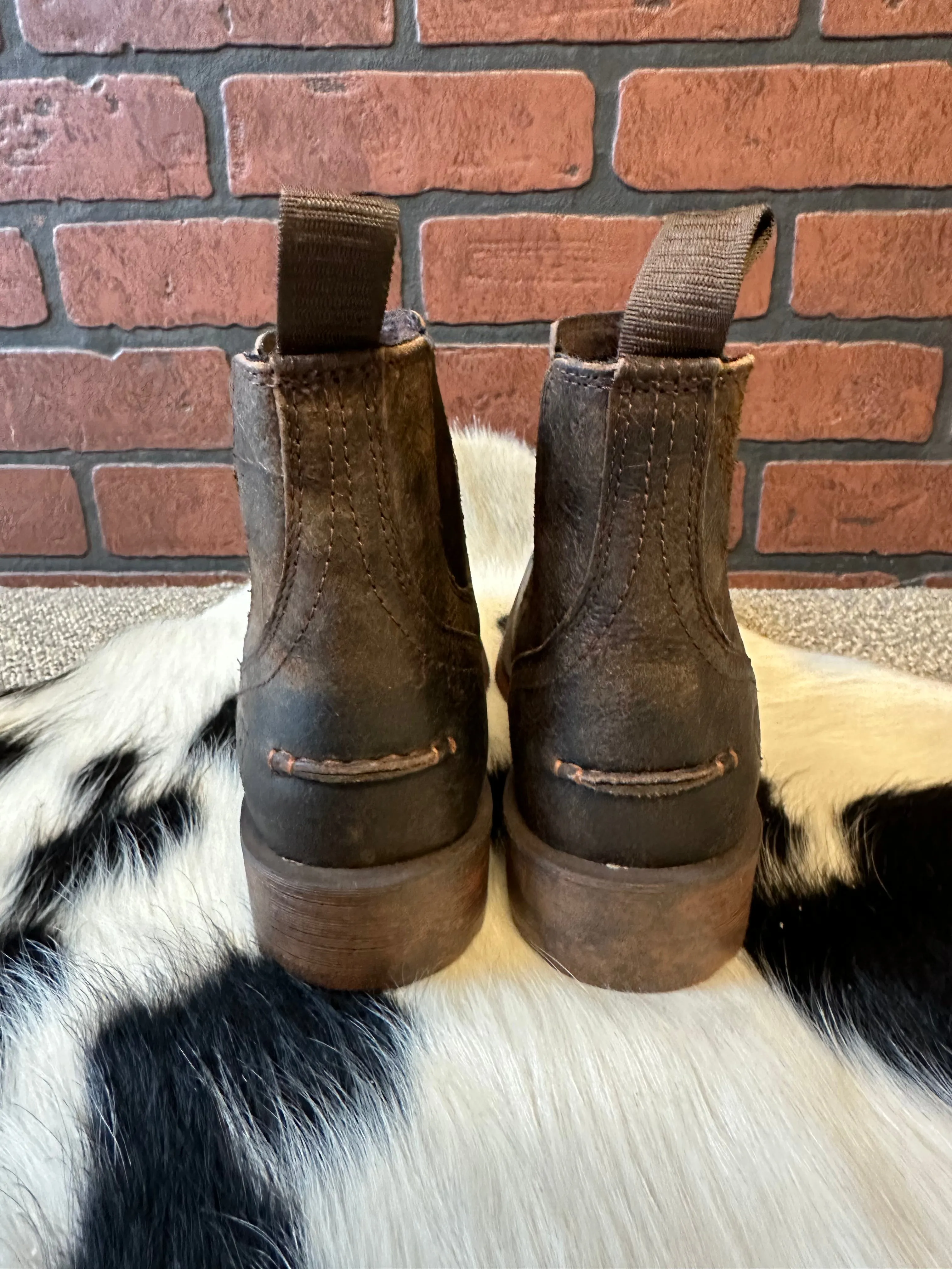 Ariat Men's Brown Midtown Rambler Square Toe Chelsea Boots 10031635 Toe Protection