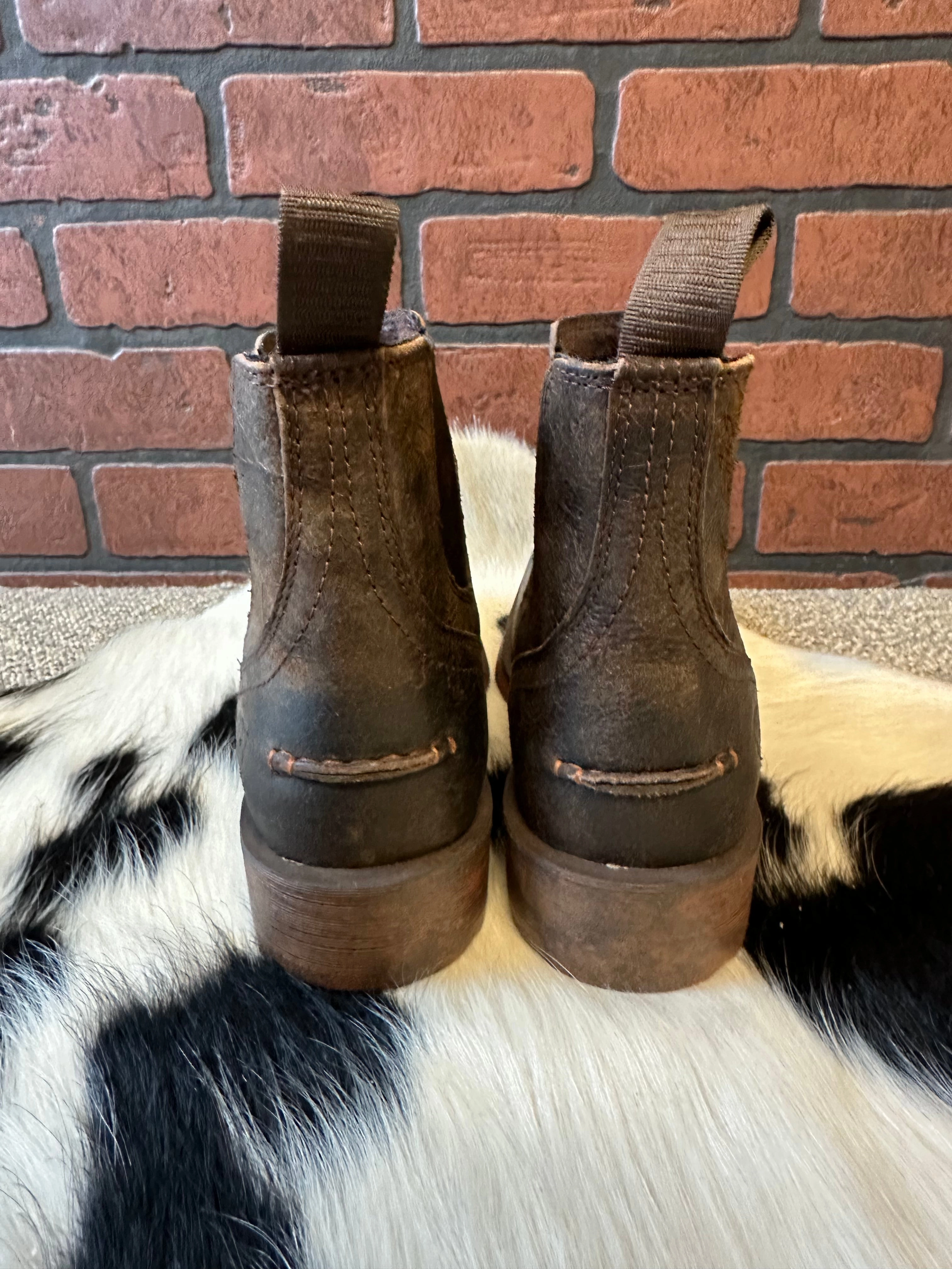 Ariat Men's Brown Midtown Rambler Square Toe Chelsea Boots 10031635 Platform Style snow walk