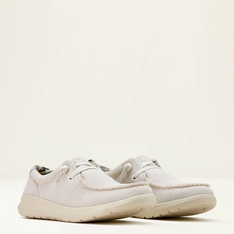 Ariat Women's Cream Mesh Hilo Casual Shoe 10061254 Dust Free Quick Step