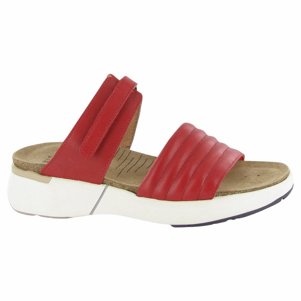 Urban Walk Cold Tone Vesta | Leather | Kiss Red
