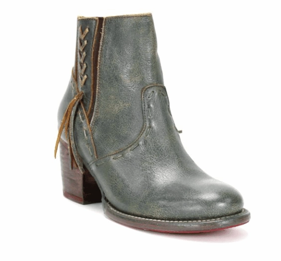 multi-use Bed Stu Women's Celestine Dark Teal Lux Leather Ankle Boots F393126-DKTLLX