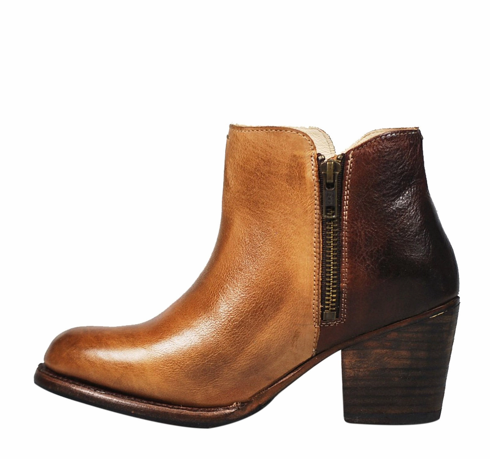 Bed Stu Yell Women's Ankle Boot in Tan Teak Rustic - On The EDGE