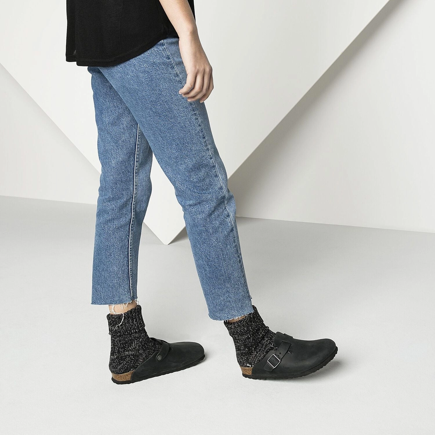 Step Ahead Comfort toe Boston | Oiled Leather | Black