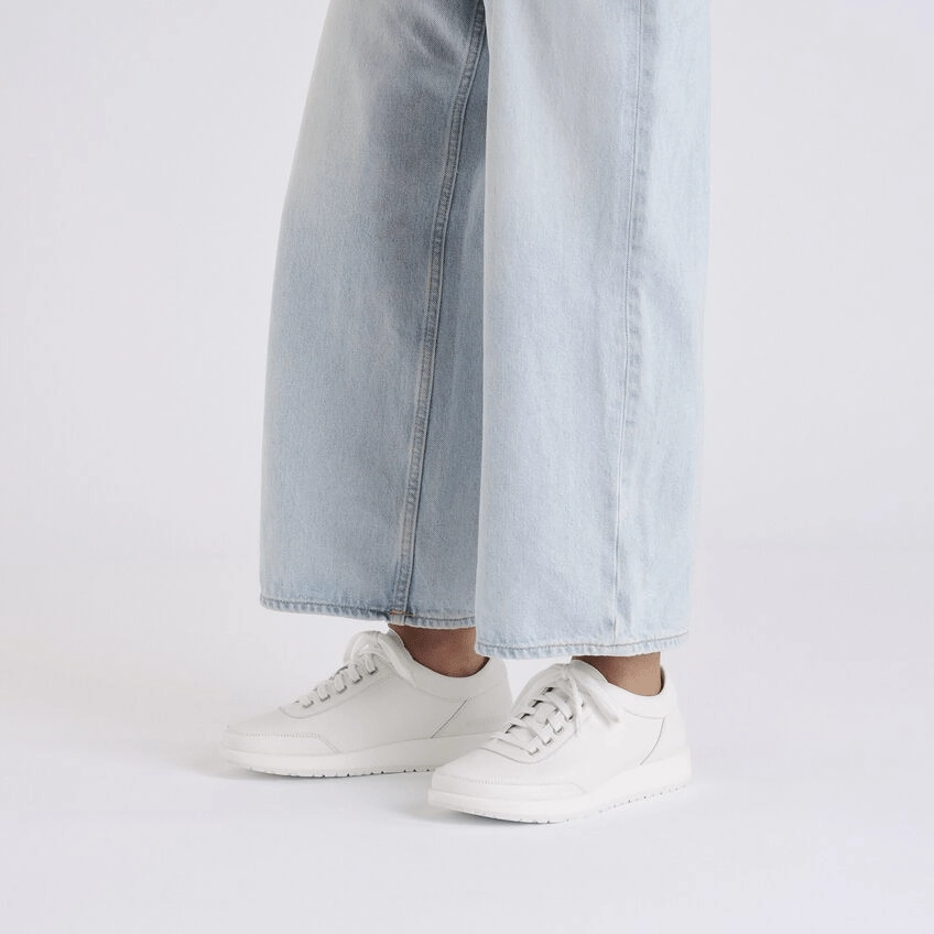 Honnef 365 | Leather | White Tech Knit