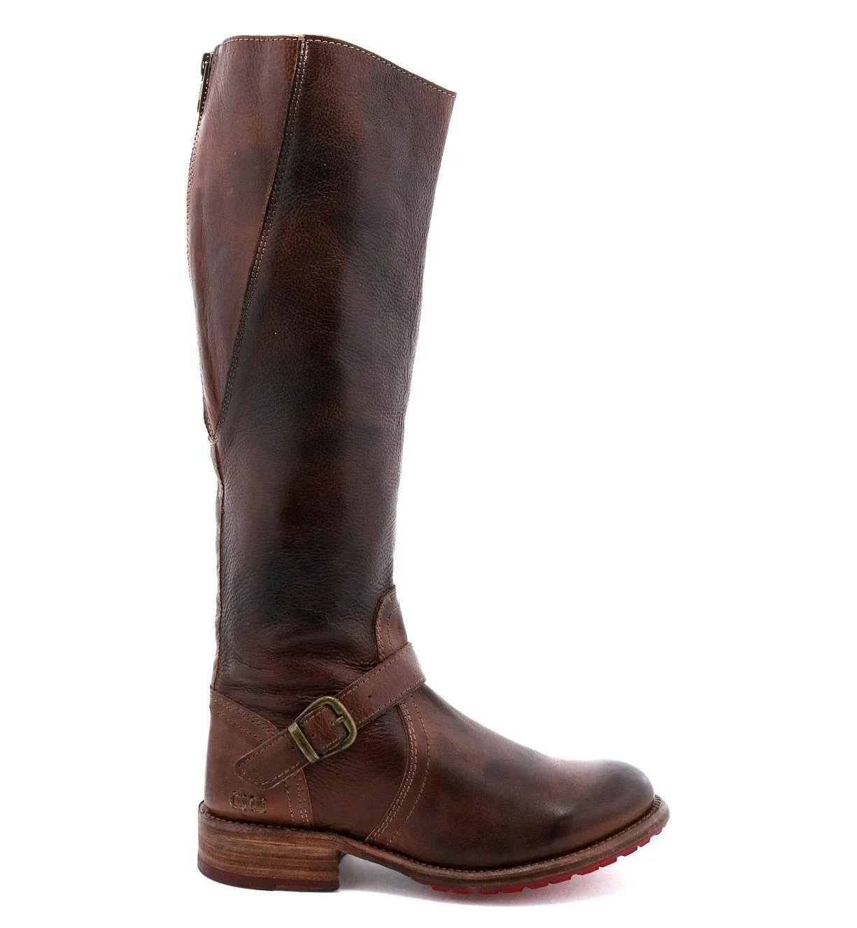 Work Fashion Bed Stu Women's Glaye Teak Rustic Brown Leather Tall Fashion Boots F315401