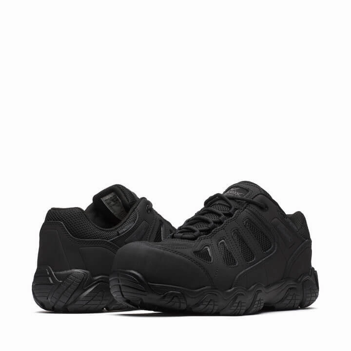 Milan Shine Work Terrain Thorogood Crosstrex Black BBP Waterproof Composite Toe Oxford Hiker Work Shoes 804-6493