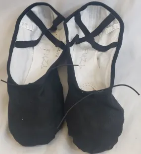 Wellesley -- Canvas Split Sole Ballet -- Black Color Mix Summer Base
