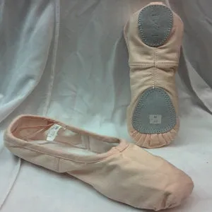 Angel Glow Curve Hug Wellesley -- Canvas Split Sole Ballet -- Pink
