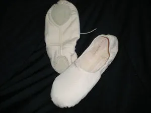 Wendy -- Canvas Split Sole Ballet -- Peach Flexibility