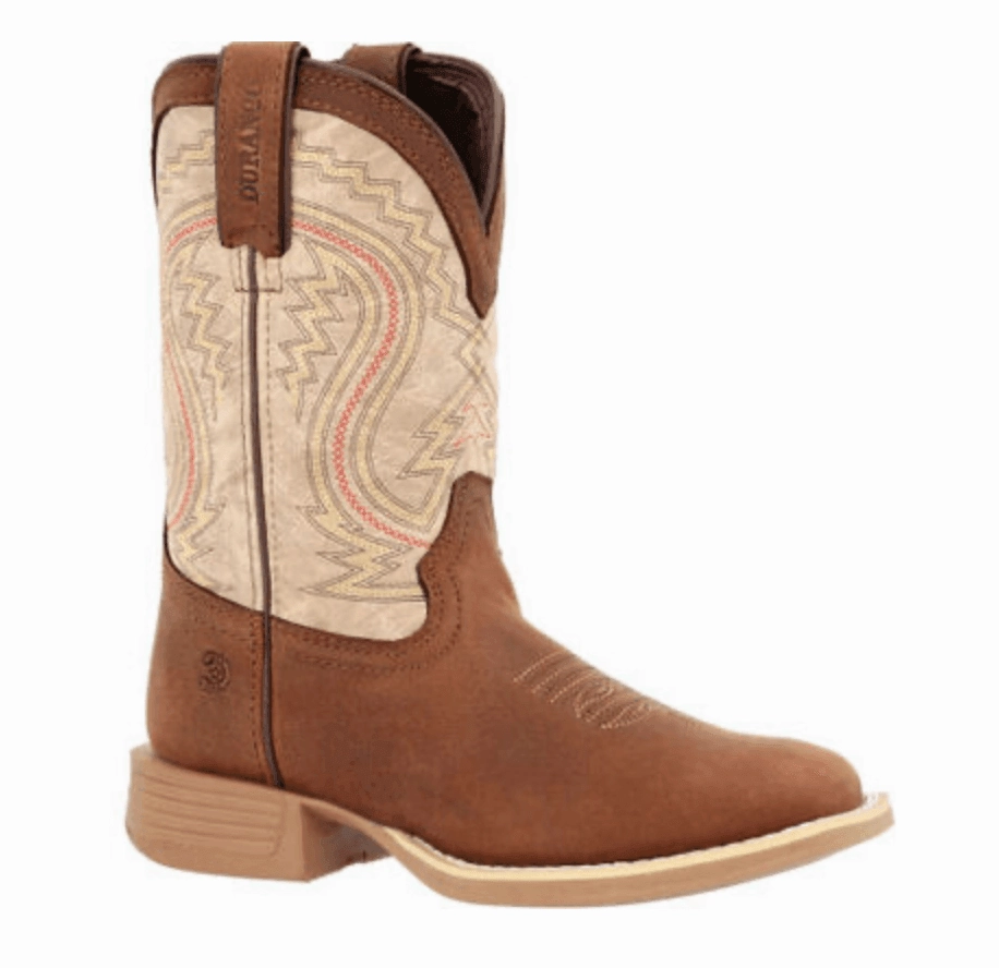 Functional Design Durango Children and Youth Lil' Rebel Pro Coffee/Bone Square Toe Boots DBT0241Y DBT0241C