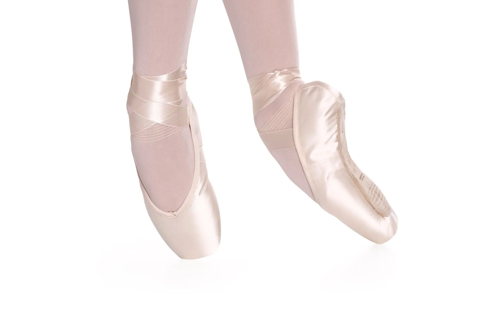 Wilhemina -- Pointe Shoe --  Pink Satin Wet Land