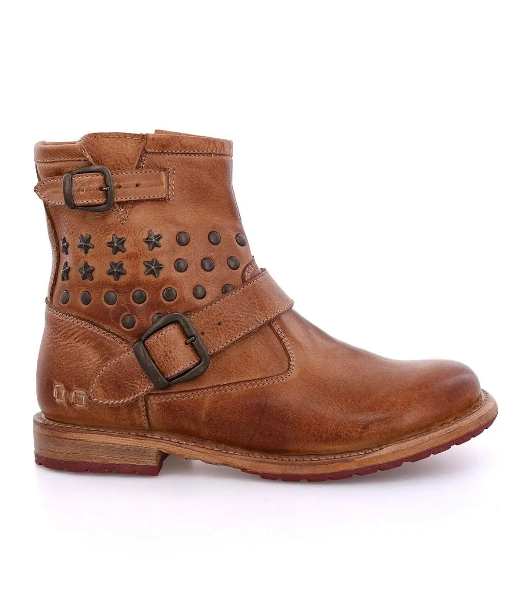 Bed Stu Women's Whacky II Tan Dip Dye Leather Ankle Boot F393024 Frost Season