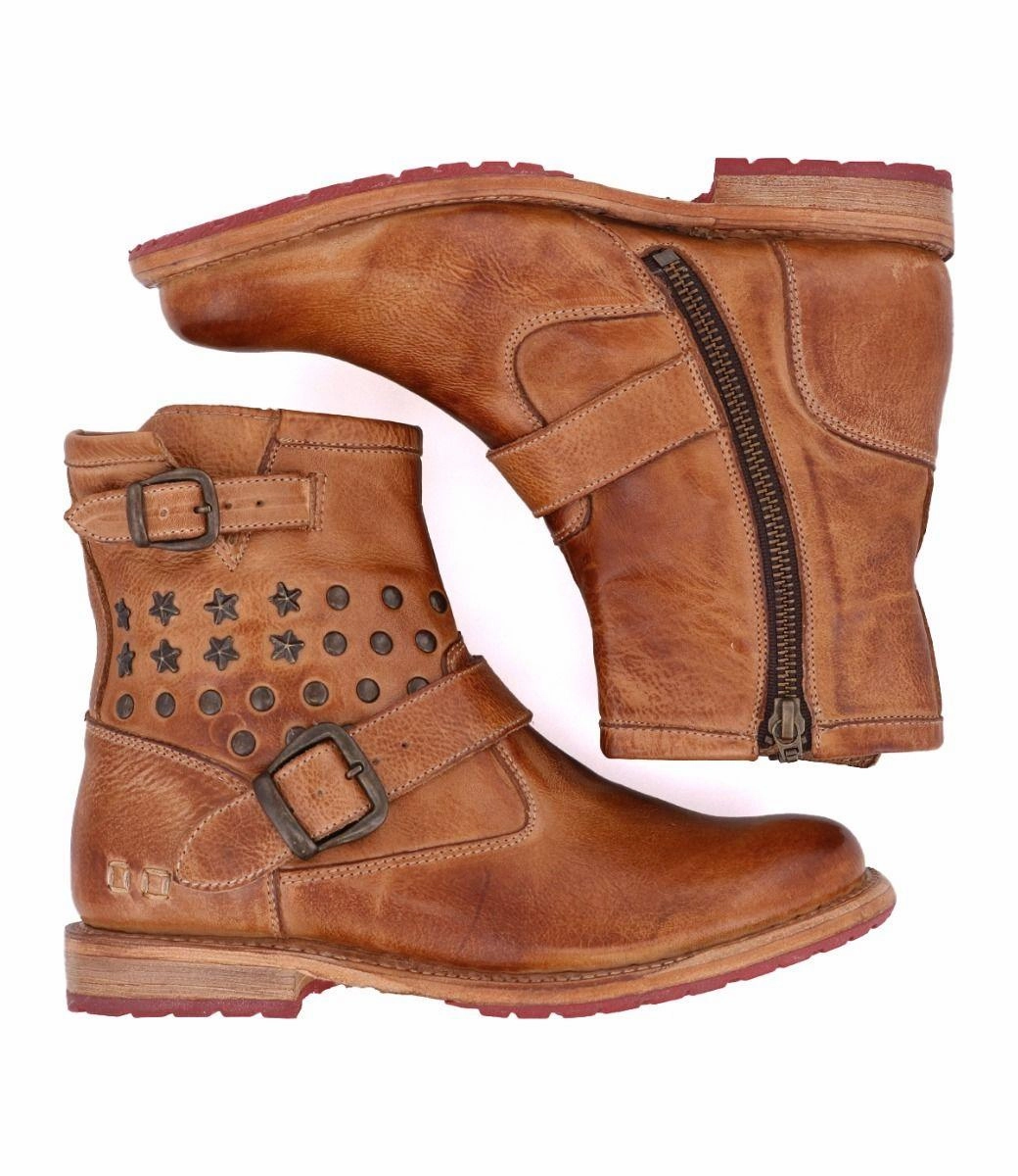 Bed Stu Women's Whacky II Tan Dip Dye Leather Ankle Boot F393024 Day Hike