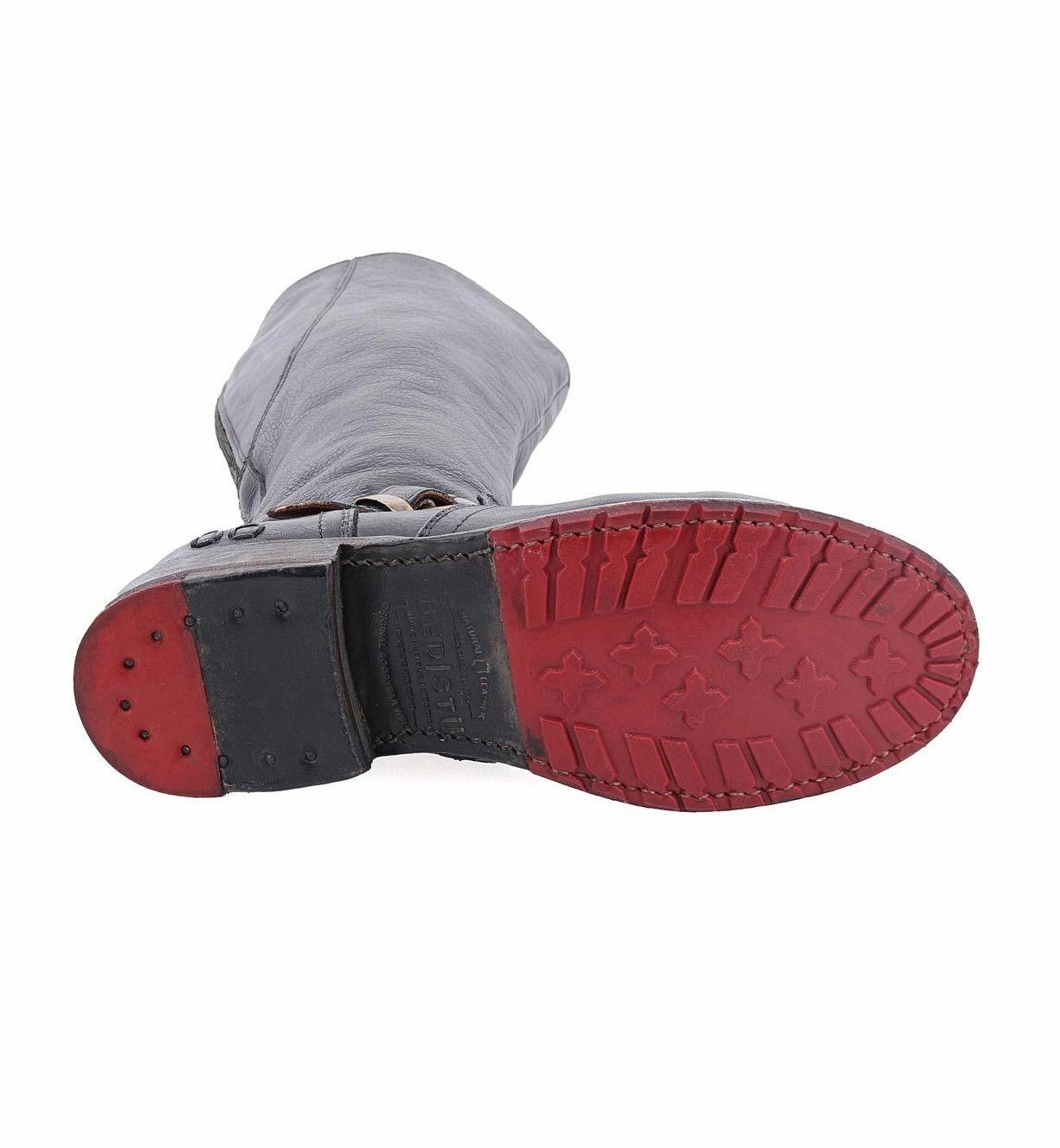 Boho Mood Comfortable Experience Bed Stu Women's Glaye Black Rustic Wide Calf Leather Tall Boots F315406BKRS