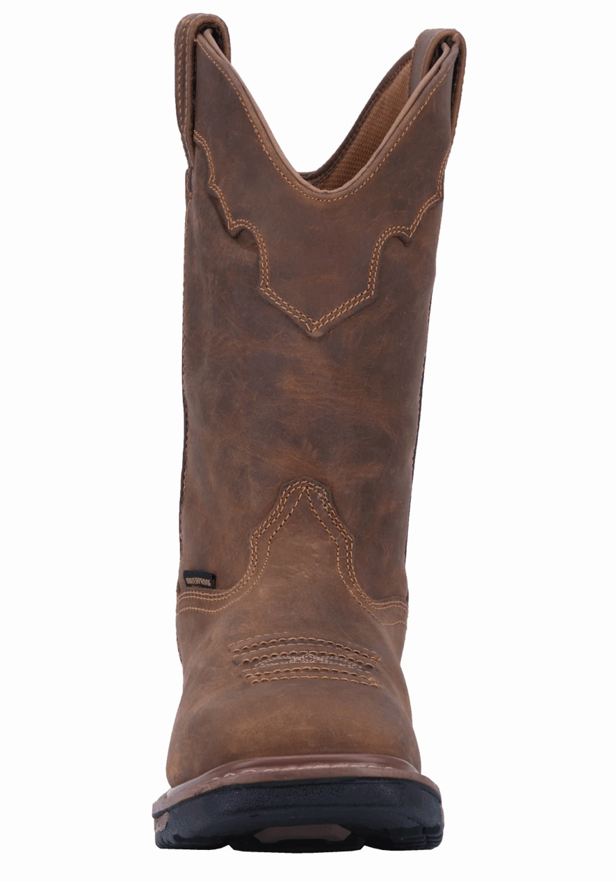 Comfortable Experience Dan Post Men's Brown Leather Blayde Waterproof Cowboy Work Boots DP69402