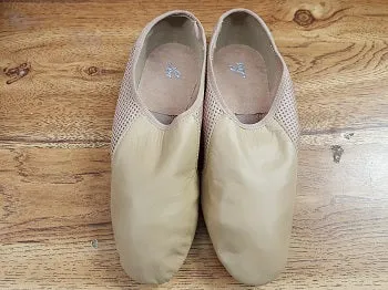 Wyatt -- Split Sole Jazz Slip-on -- Tan Work Base