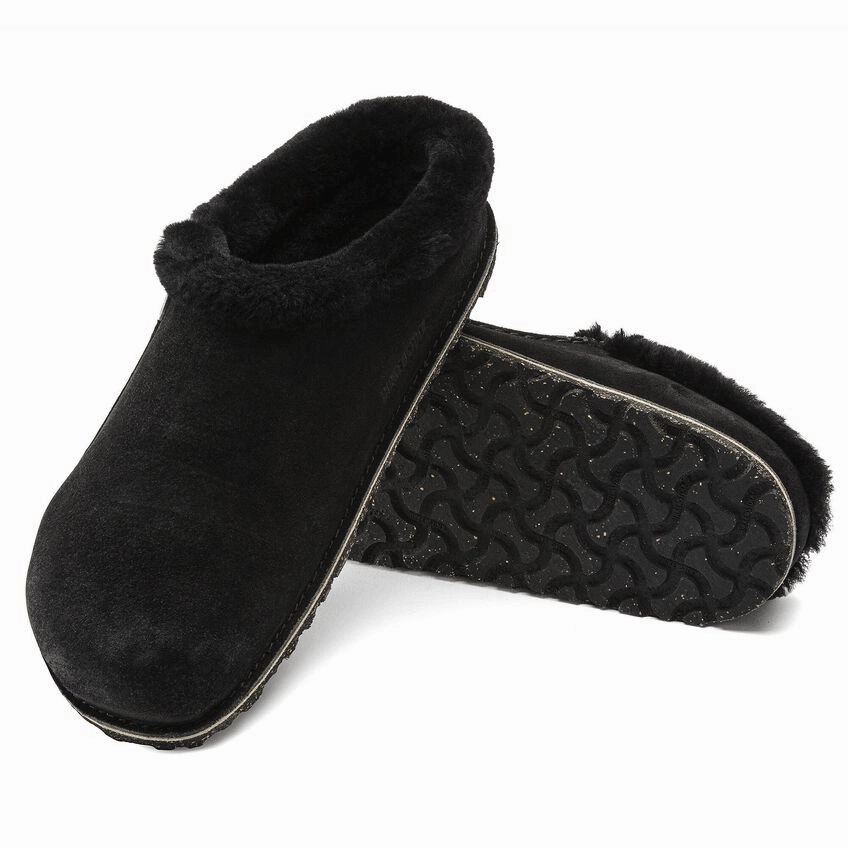 Zermatt Premium | Suede/Shearling | Black - Clog - Birkenstock