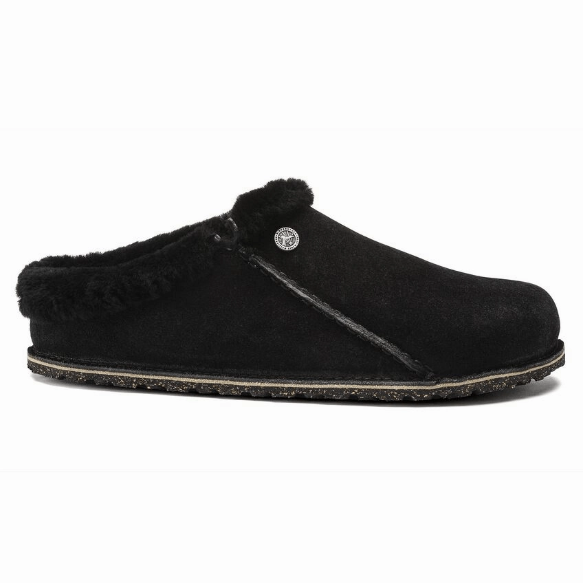 Zermatt Premium | Suede/Shearling | Black - Clog - Birkenstock