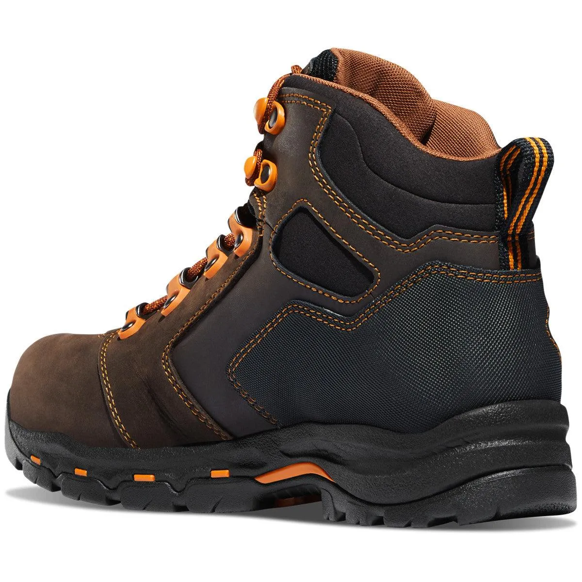 Danner Men's Vicious Met Guard 4.5" Brown/ Orange Waterproof Work Boot 13855 Comfy All Outdoor Use