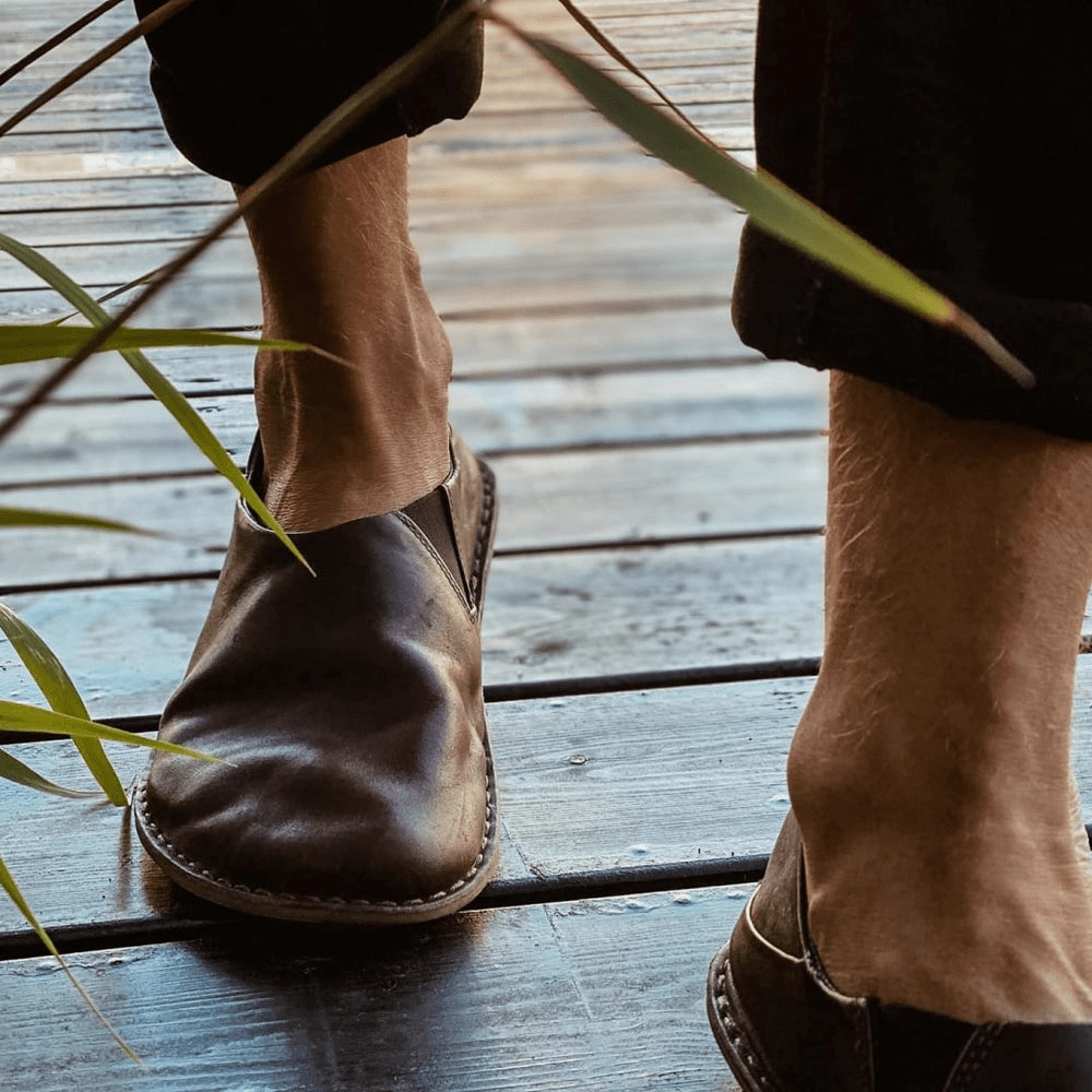 Calm Step Zuma | Leather | Cocoa Brown