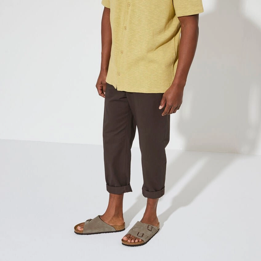 Zurich | Suede | Taupe Comfortable Vacation Footwear